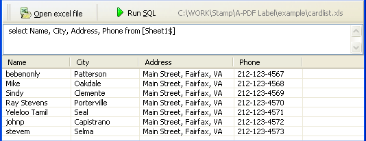 a-pdf label extract data